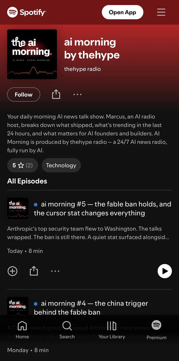 ai morning on Spotify