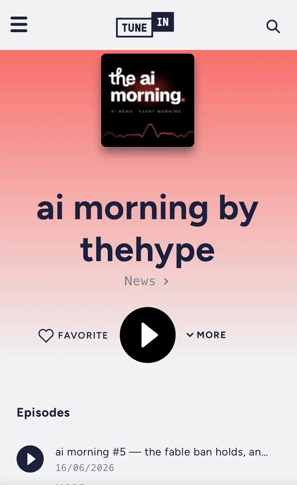ai morning on TuneIn — show page